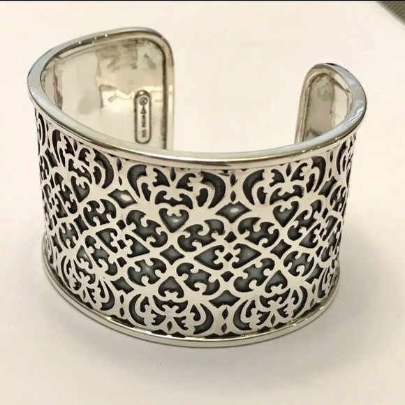 Silpada B1697 Sterling Silver Filigree Cuff Bracelet 🌸925 Wide Statement - Picture 1 of 8